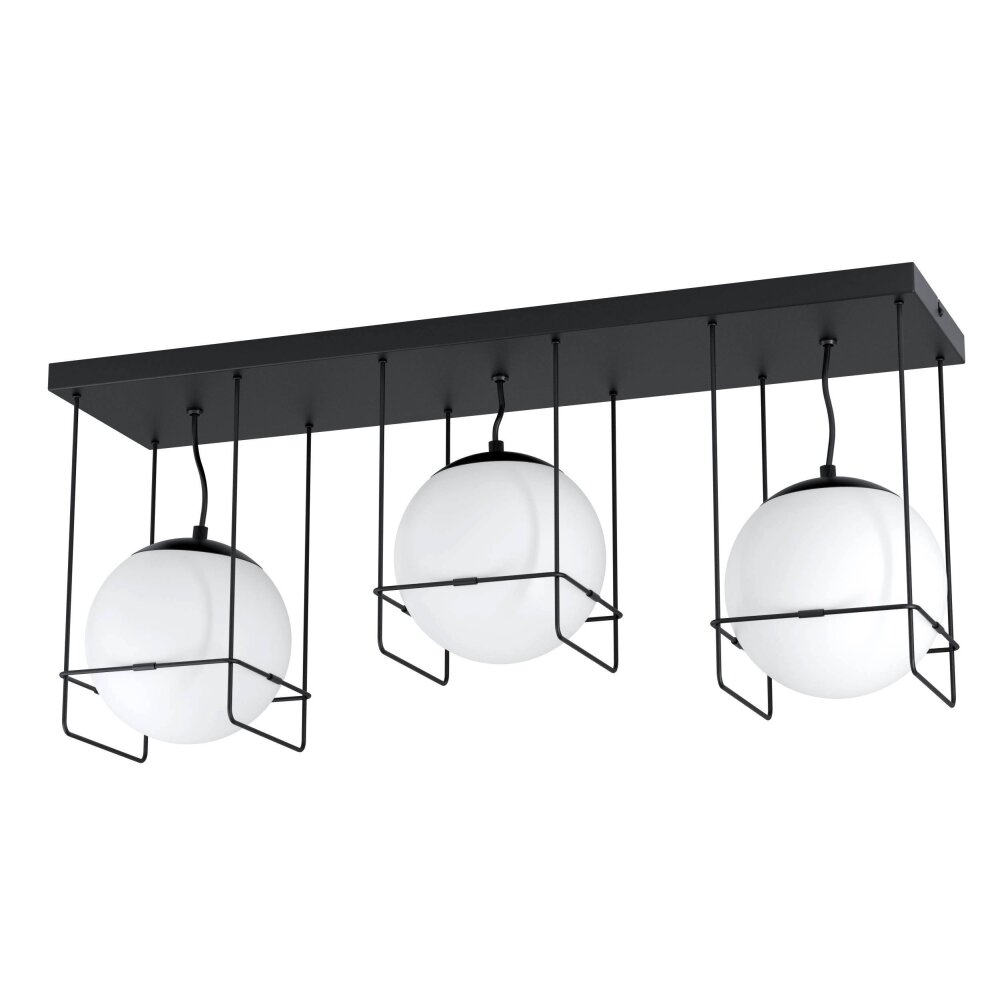 Eglo VERSUOLA Taklampa Svart, 3-ljuskällor main product photo