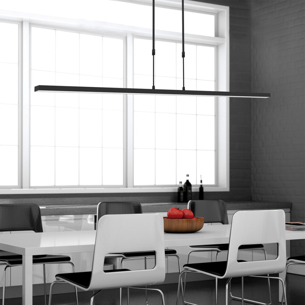 Steinhauer Bande Pendelbelysning LED Svart, 3-ljuskällor main product photo