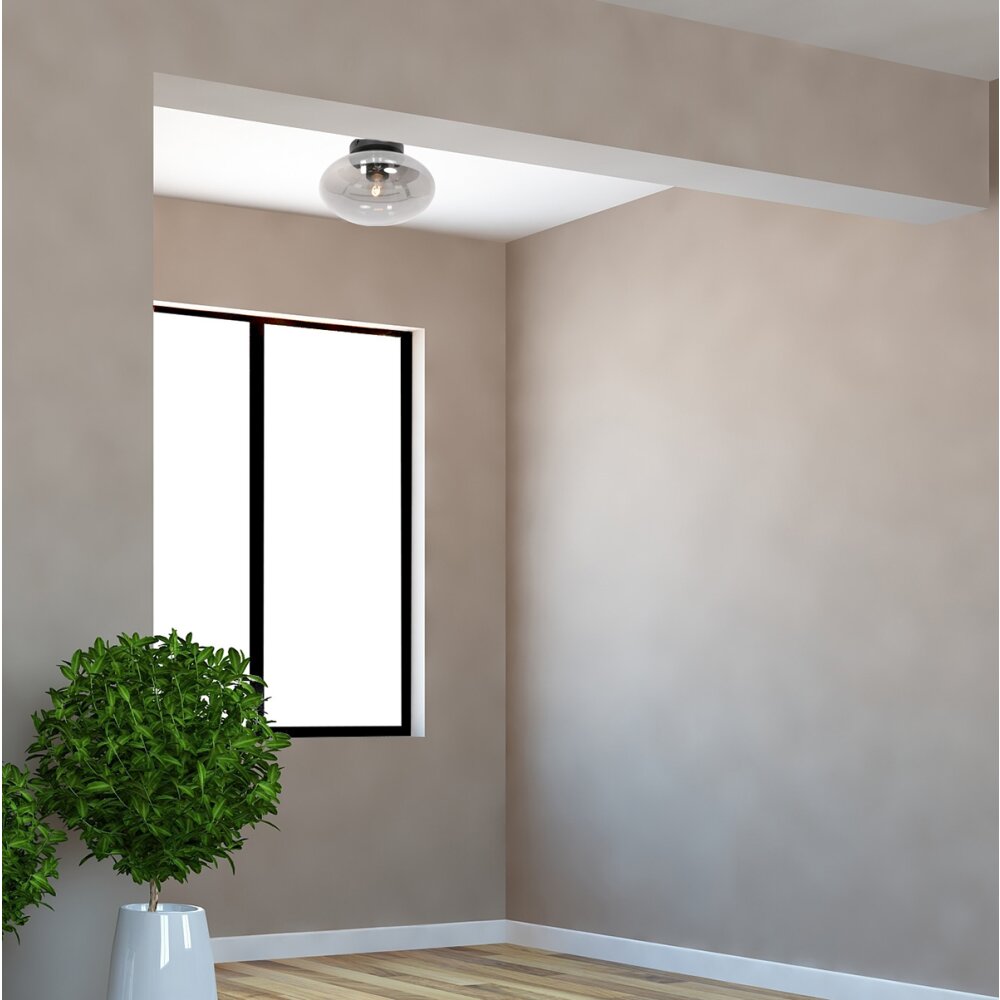 Steinhauer Reflexion Taklampa Svart, 1-ljuskällor main product photo
