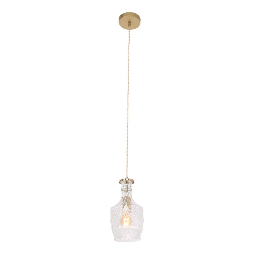 Steinhauer Grazioglass Pendellampa Mässing, 1-ljuskällor main product photo
