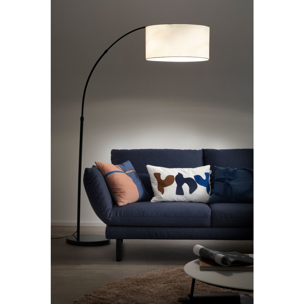 SCHÖNER WOHNEN kollektion Bowe Golvlampa, Läslampa Svart, 3-ljuskällor main product photo