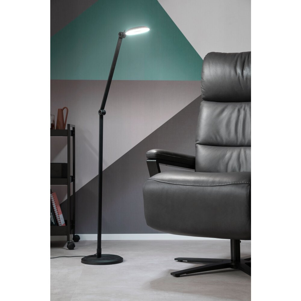 SCHÖNER WOHNEN kollektion Office Golvlampa, Läslampa LED Svart, 1-ljuskällor main product photo