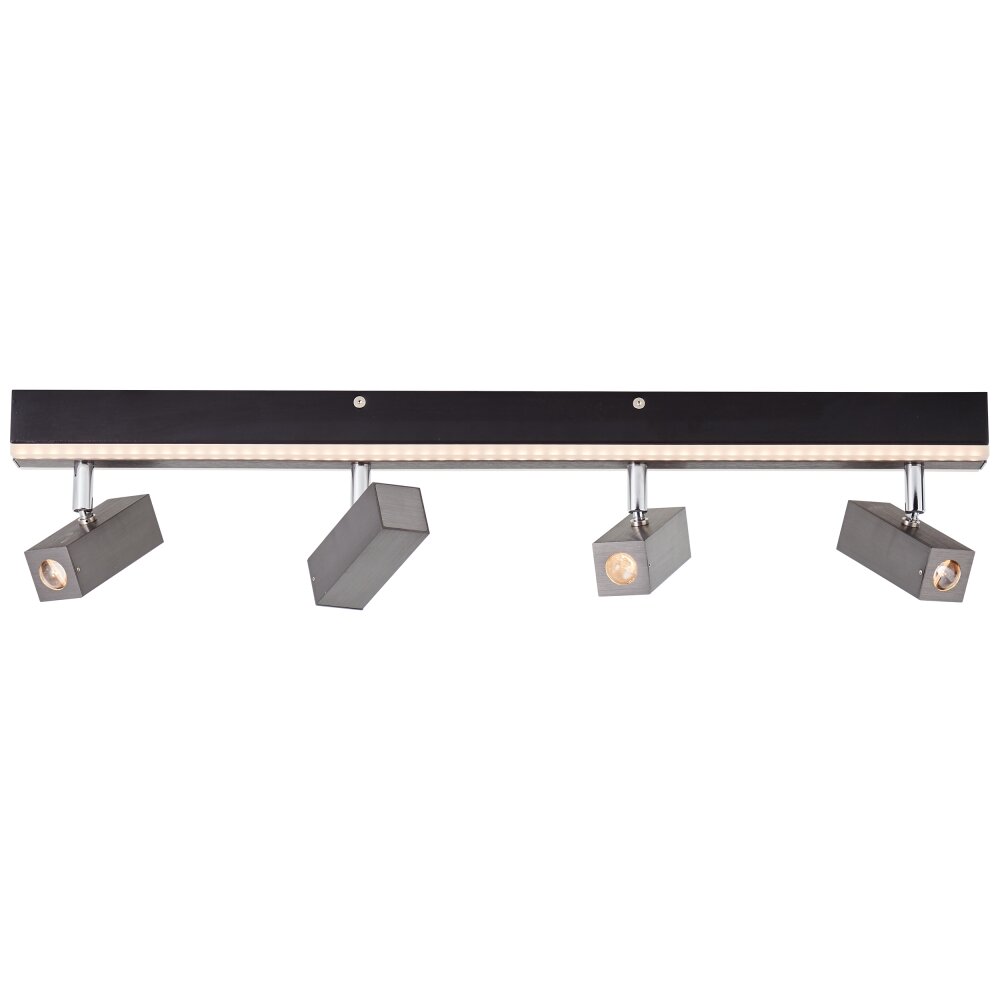 Brilliant Howle Taklampa, Takstrålkastare LED Aluminium, Svart, 4-ljuskällor main product photo