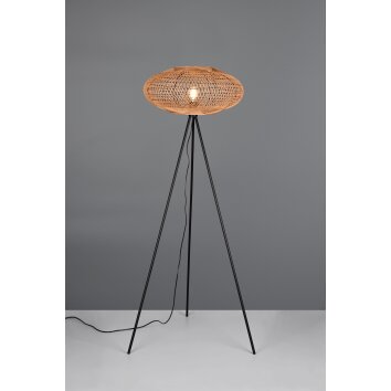 Trio Lampor Hedda Golvlampa Svart, 1-ljuskällor