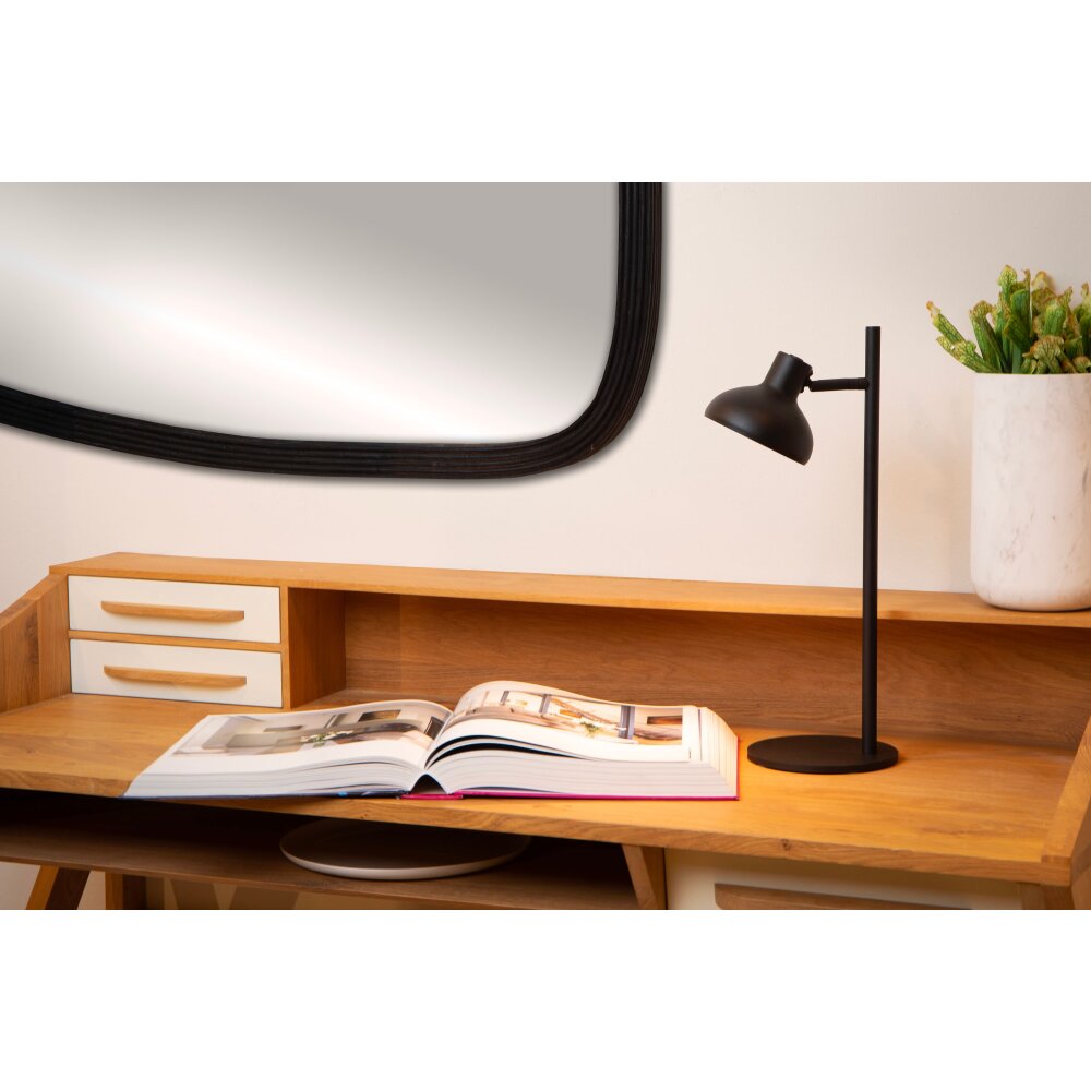 Lucide SENSAS Bordslampa, Läslampa Svart, 1-ljuskällor main product photo