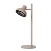 Lucide SENSAS Bordslampa, Läslampa Beige, 1-ljuskällor