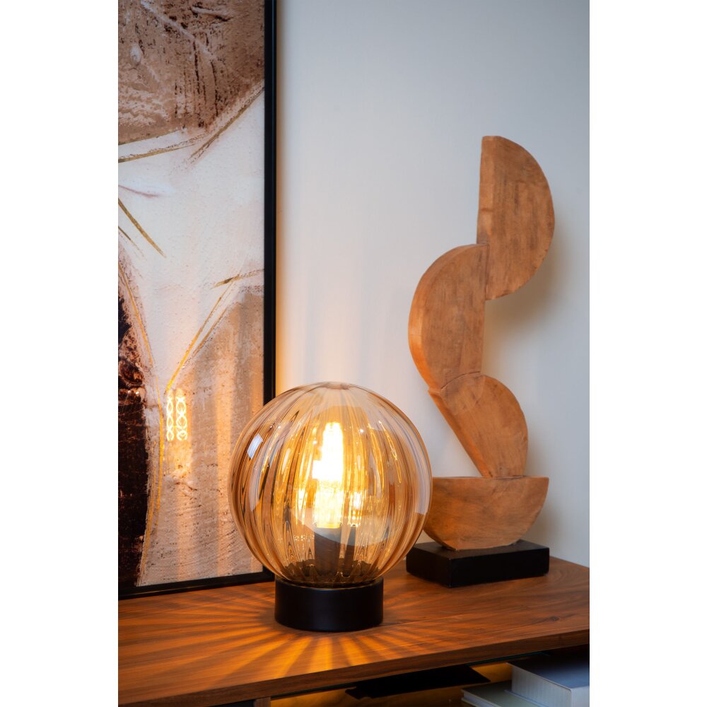 Lucide MONSARAZ Bordslampa Svart, 1-ljuskällor main product photo