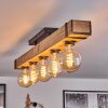 Montgomery Taklampa Naturfärger, Svart, 5-ljuskällor