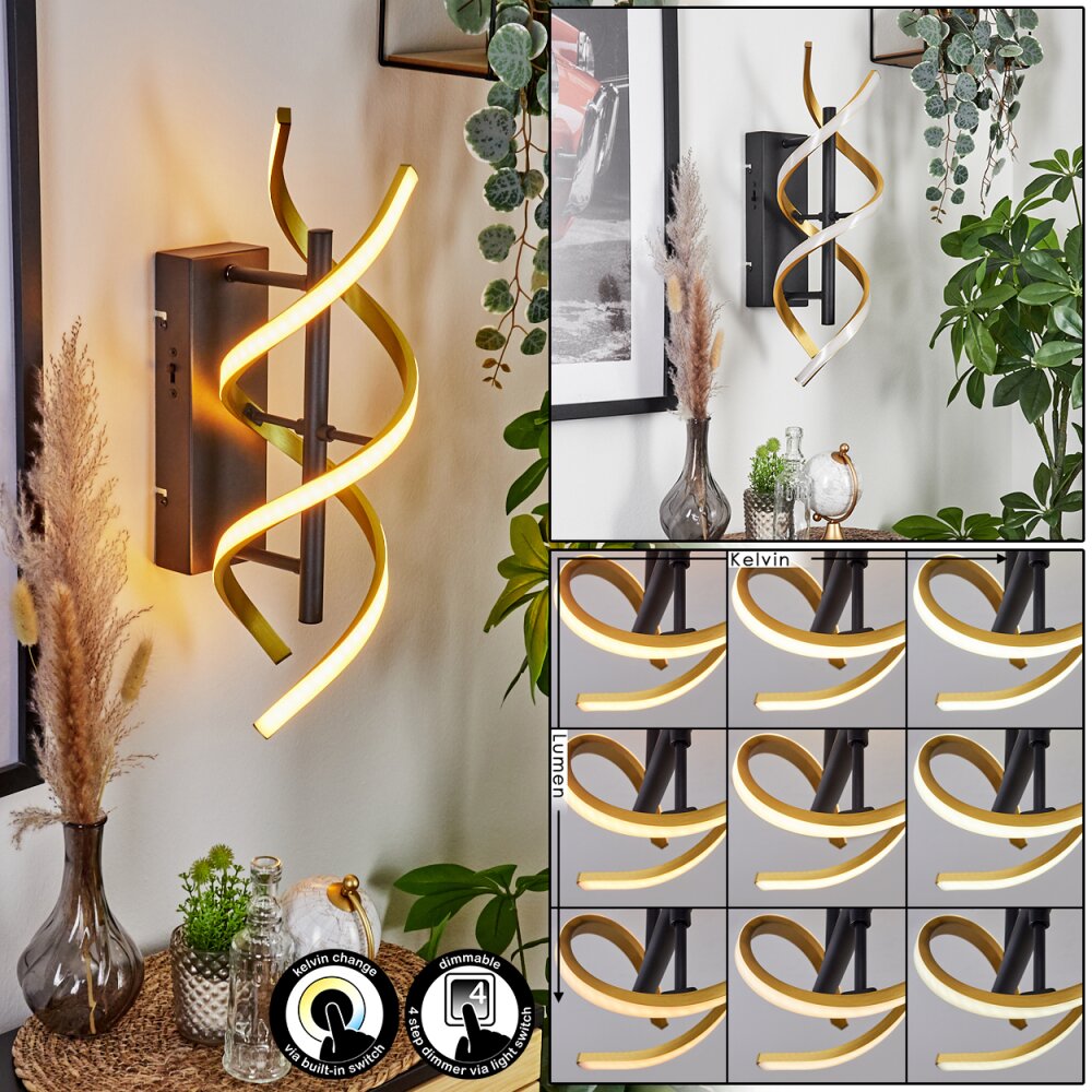 Khovet Vägglampa LED Svart, 1-ljuskällor main product photo
