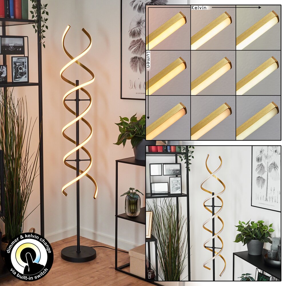 Khovet Golvlampa LED Svart, 1-ljuskällor main product photo