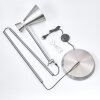 Vijes Golvlampa, Läslampa Nickel matt, 1-ljuskällor