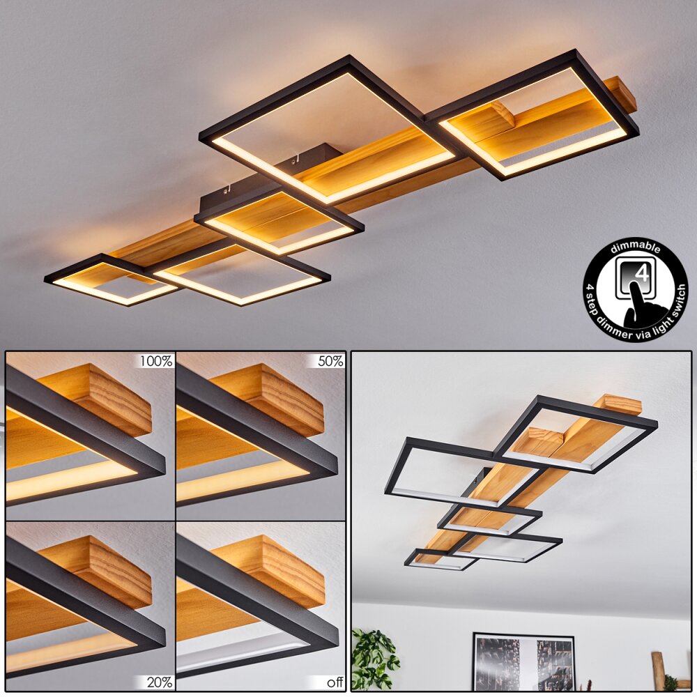 Pompu Taklampa LED Svart, 1-ljuskällor main product photo