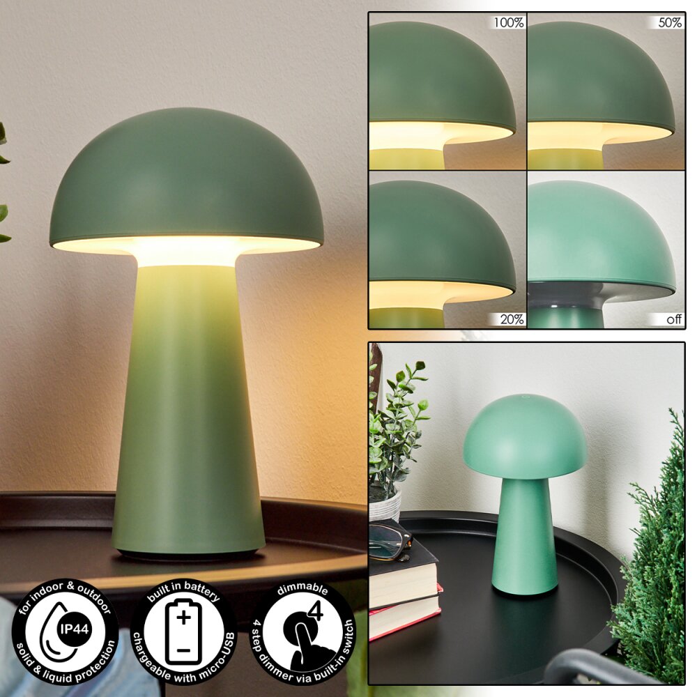 Telve Bordslampa utomhus LED Grön, 1-ljuskällor main product photo