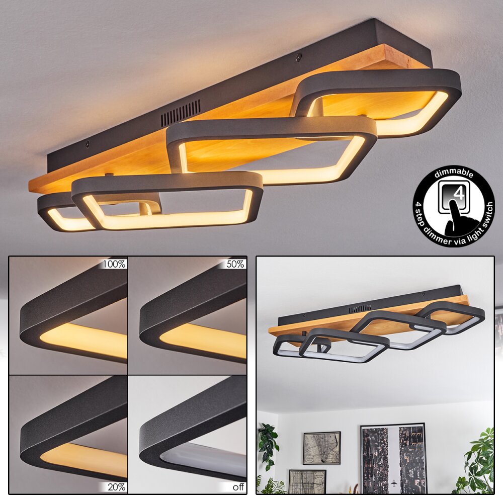 Pompu Taklampa LED Svart, 1-ljuskällor main product photo