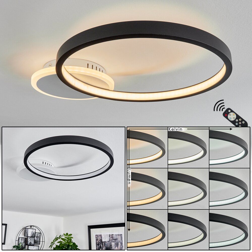 Bina Taklampa LED Vit, 1-ljuskällor, Fjärrkontroll main product photo