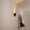 Komoren vägglampa utomhus LED Svart, 2-ljuskällor