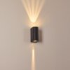 Komoren vägglampa utomhus LED Svart, 2-ljuskällor