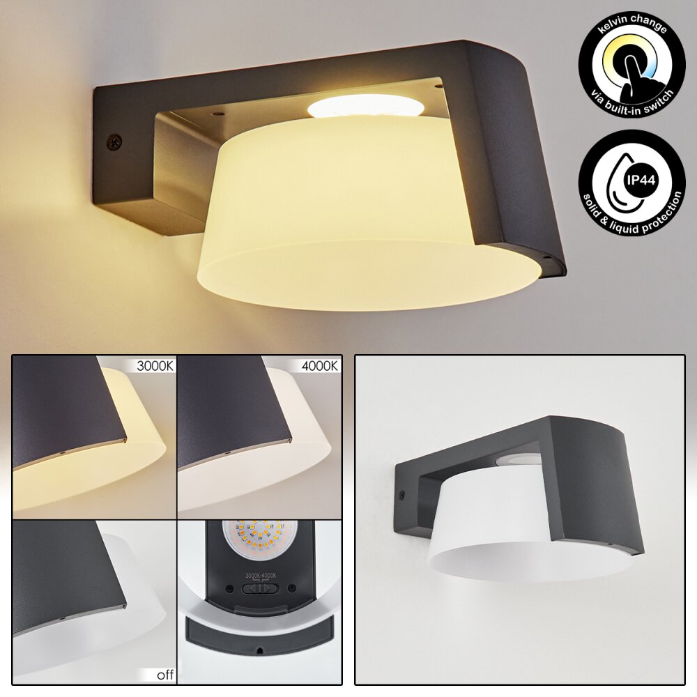 Lafite vägglampa utomhus Antracit, 1-ljuskällor main product photo