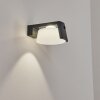 Lafite vägglampa utomhus, Solcellslampa LED Antracit, 1-ljuskällor, Rörelsedetektor