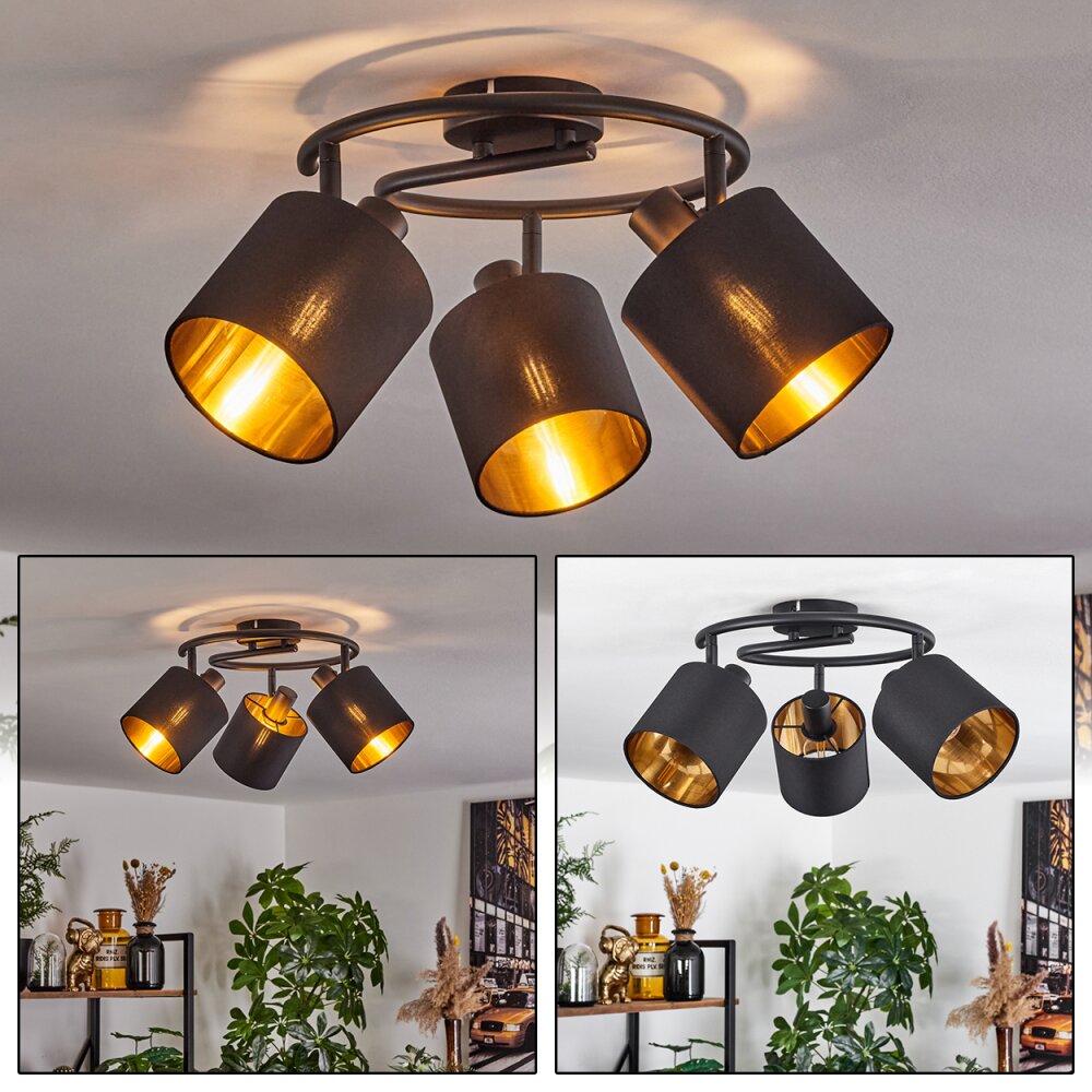 Alsen Taklampa, Takstrålkastare Svart, 3-ljuskällor main product photo
