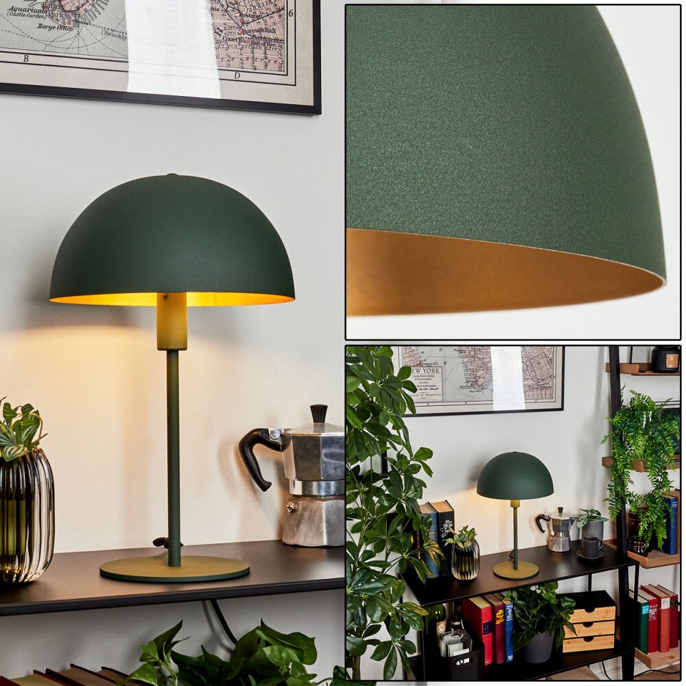 Vivian Bordslampa Grön, 1-ljuskällor main product photo