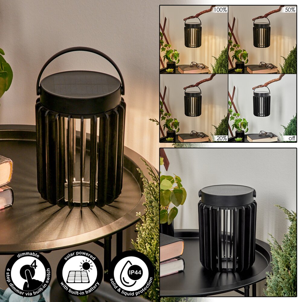 Rossina Bordslampa utomhus LED Svart, 1-ljuskällor main product photo