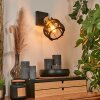Dandin Vägglampa, Väggspotlight Svart, 1-ljuskällor
