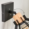 Dandin Vägglampa, Väggspotlight Svart, 1-ljuskällor