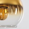 Koyoto Pendellampa 15 cm Guld, Svart, 1-ljuskällor