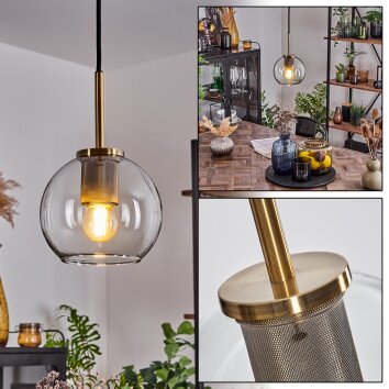 Koyoto Pendellampa 15 cm Antikmässing, 1-ljuskällor Koyoto Pendellampa 15 cm Antikmässing, 1-ljuskällor