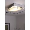 Honsel Lampor LAPO Taklampa LED Krom, Vit