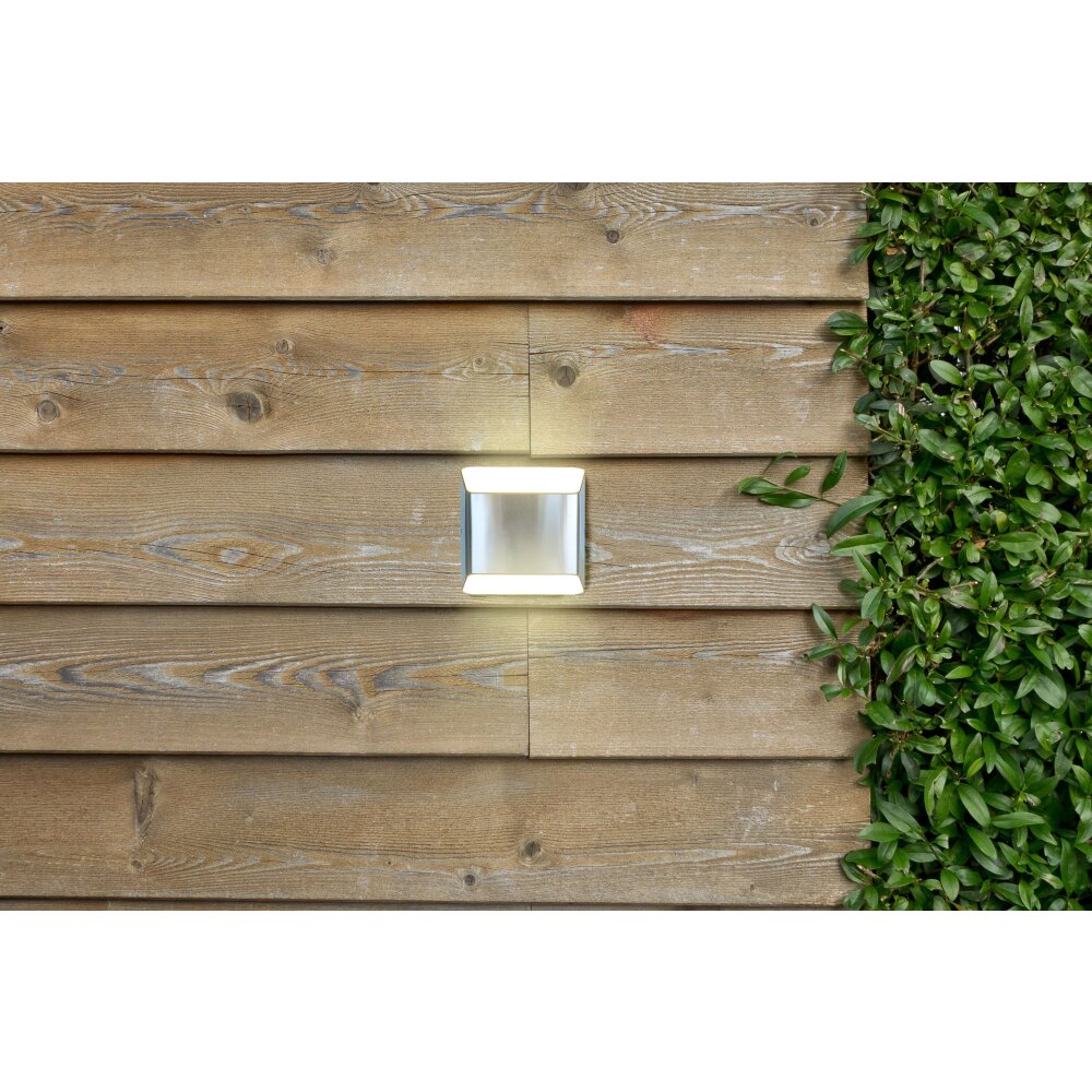 Lutec Lampor Flyod vägglampa utomhus LED Rostfritt stål, 1-ljuskällor main product photo