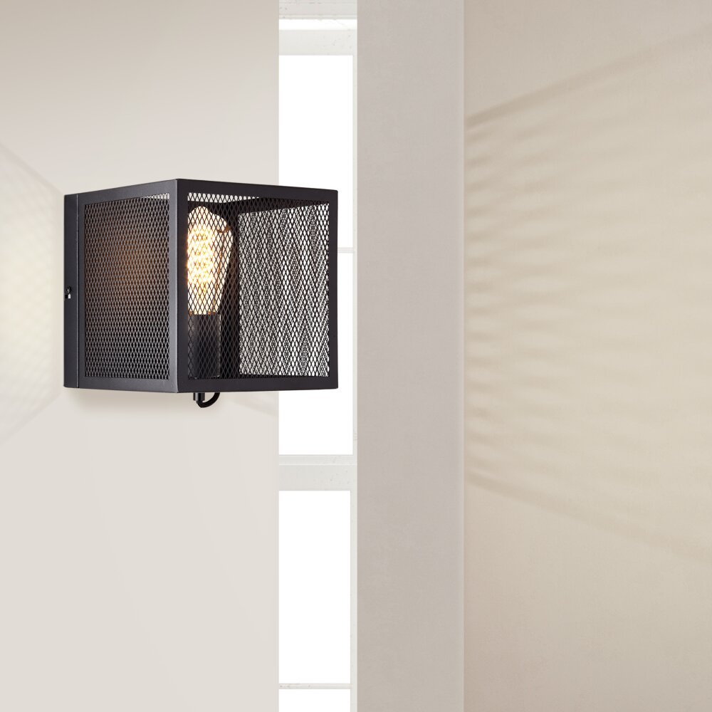 Brilliant Lampor Maze Vägglampa Svart, 1-ljuskällor main product photo