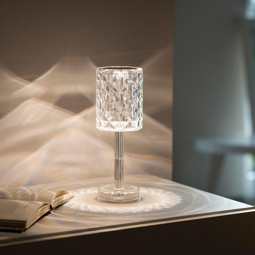 Leuchten Direkt KRISTALA Bordslampa Genomskinlig, klar, 1-ljuskällor main product photo
