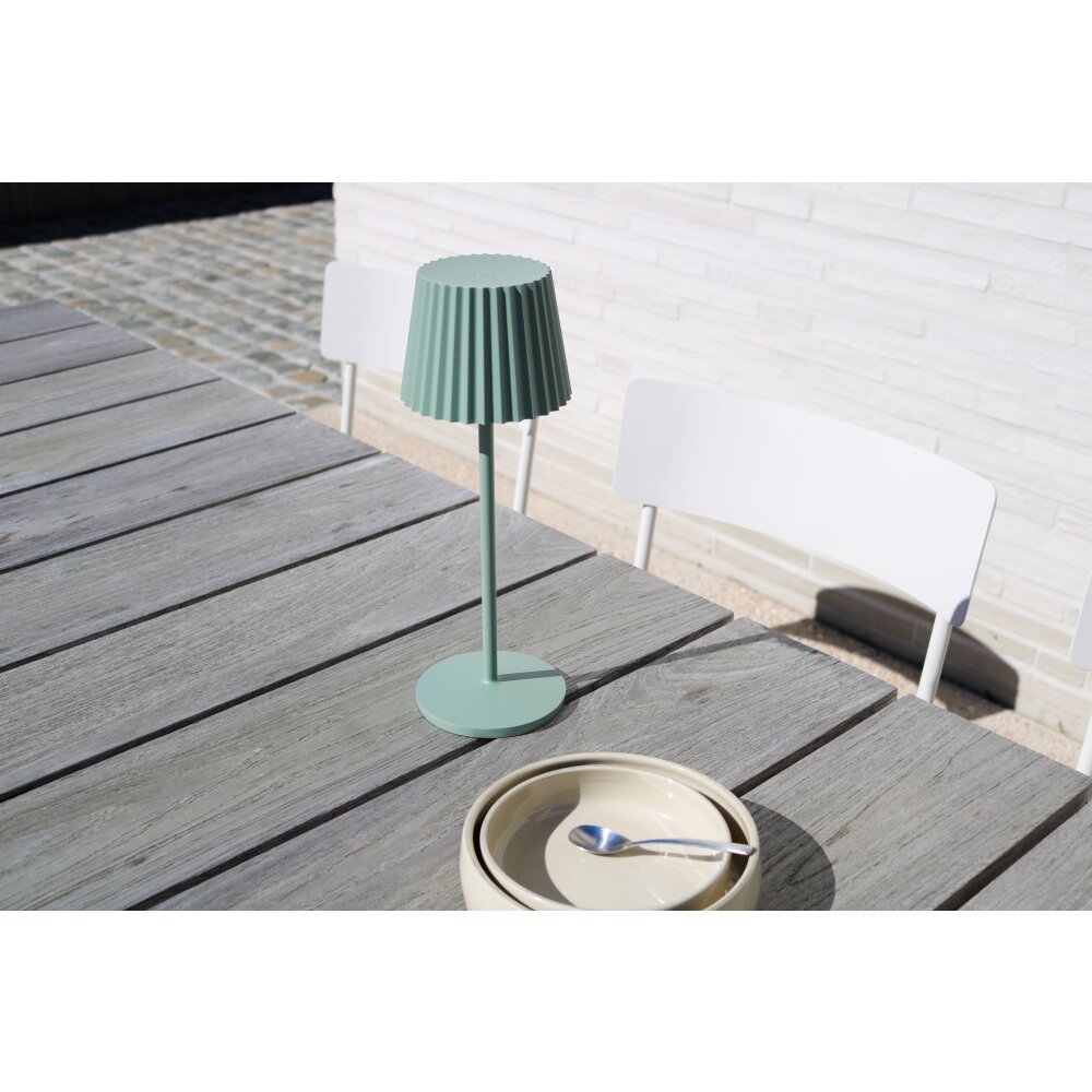 Lucide JUSTINE Bordslampa utomhus LED Grön, 1-ljuskällor main product photo
