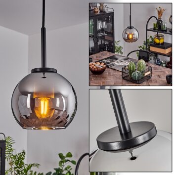 Koyoto Pendellampa 15 cm Färg i rostfritt stål, Svart, 1-ljuskällor