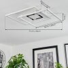 Popoy Taklampa LED Vit, 1-ljuskällor, Fjärrkontroll