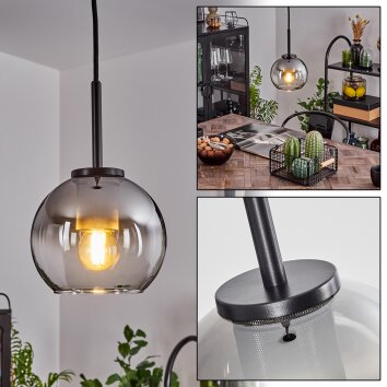 Koyoto Pendellampa 15 cm Färg i rostfritt stål, Svart, 1-ljuskällor