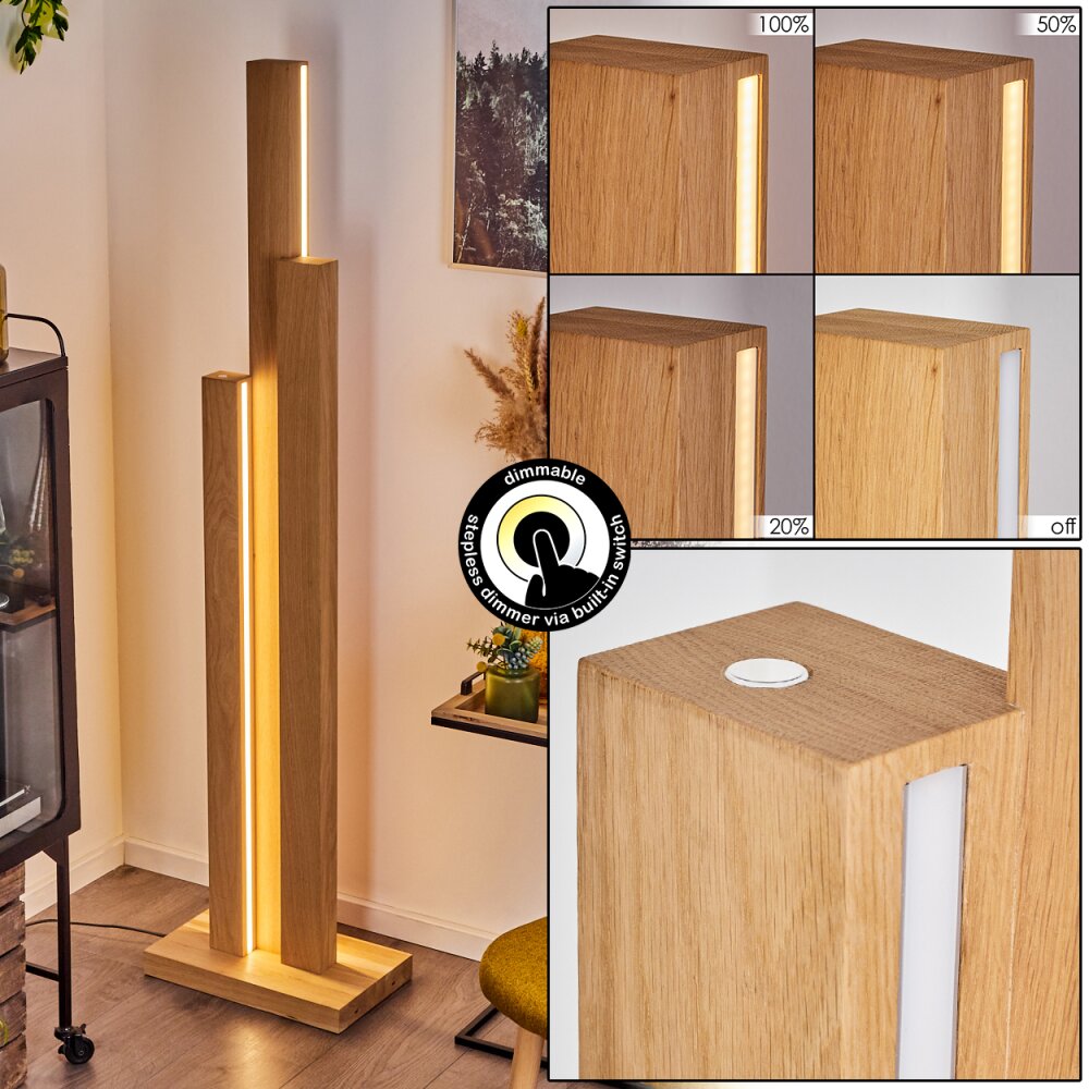 Tejedor Golvlampa, Läslampa LED Naturfärger, 3-ljuskällor main product photo