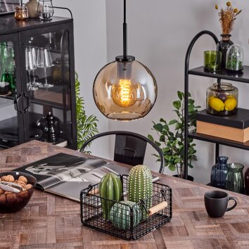 Koyoto Pendellampa 20 cm Färg i rostfritt stål, Svart, 1-ljuskällor