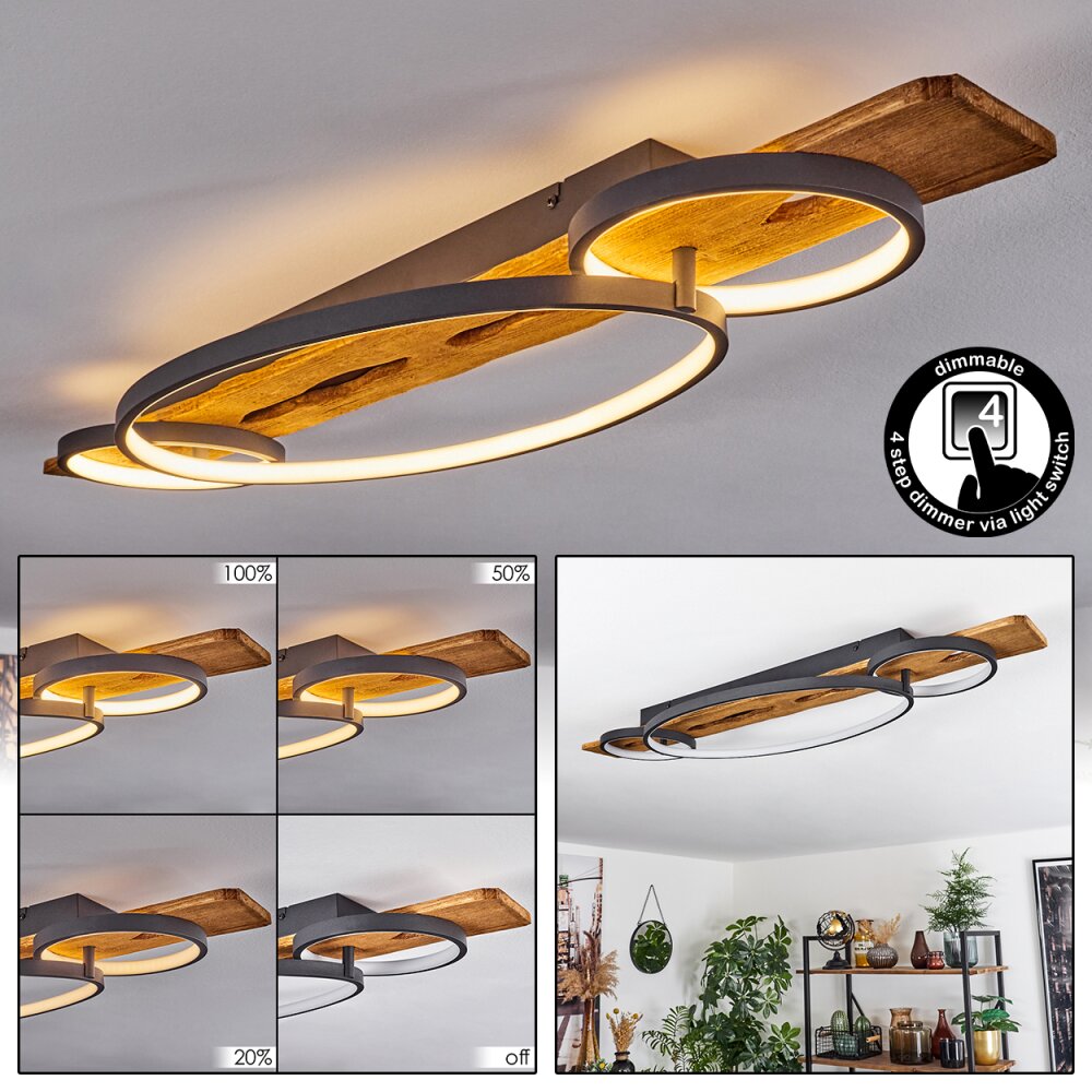 Nevogilde Taklampa LED Naturfärger, 1-ljuskällor main product photo