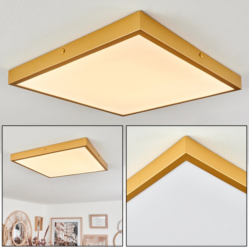 Broglen Taklampa LED Guld, 1-ljuskällor main product photo