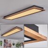 Salmi Taklampa LED träoptik, 1-ljuskällor