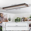 Salmi Taklampa LED träoptik, 1-ljuskällor