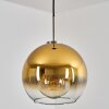 Koyoto Pendellampa 25 cm Svart, Silver, 1-ljuskällor