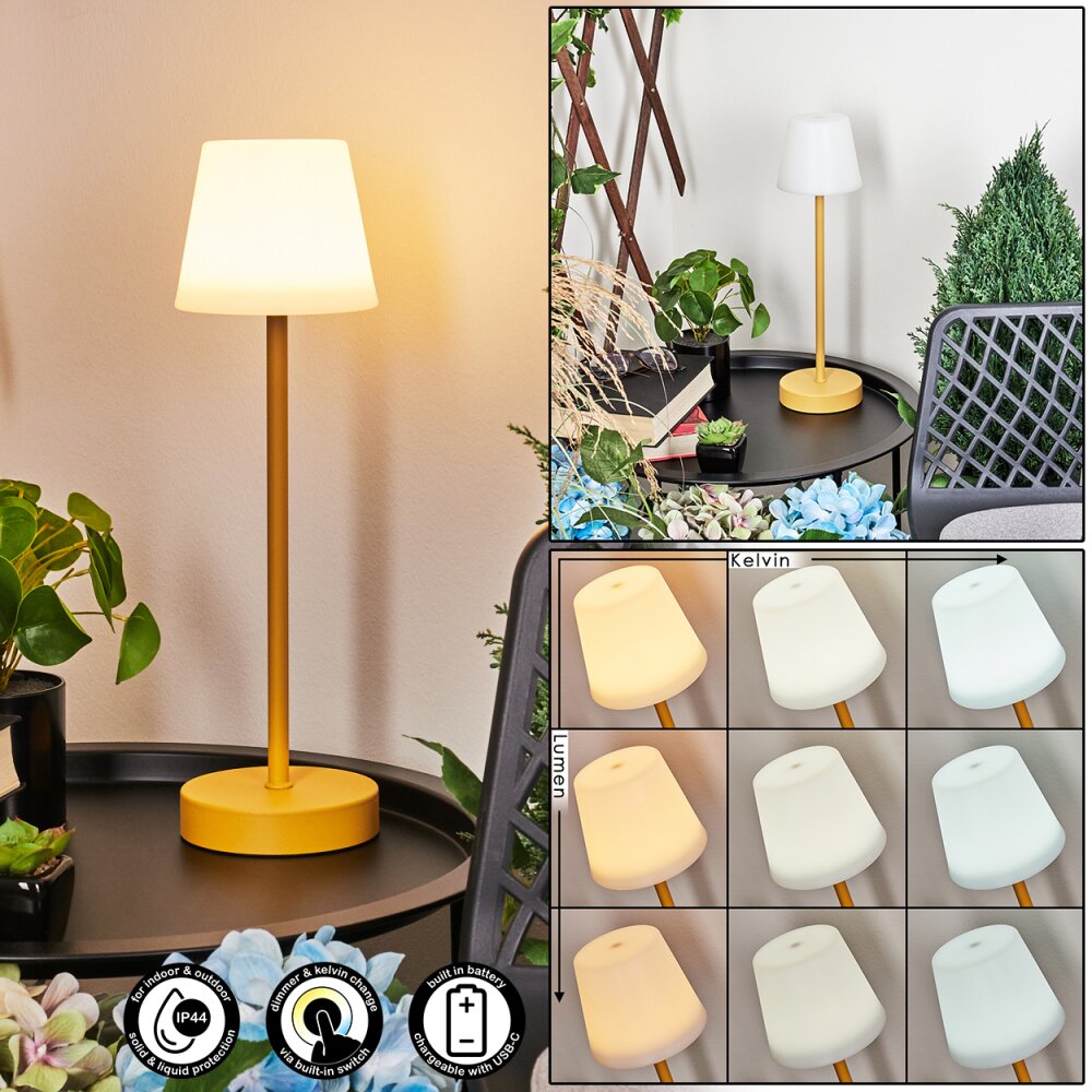 Maza Bordslampa utomhus LED Gul, 1-ljuskällor main product photo