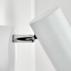Javel Vägglampa, Väggspotlight Krom, Vit, 1-ljuskällor