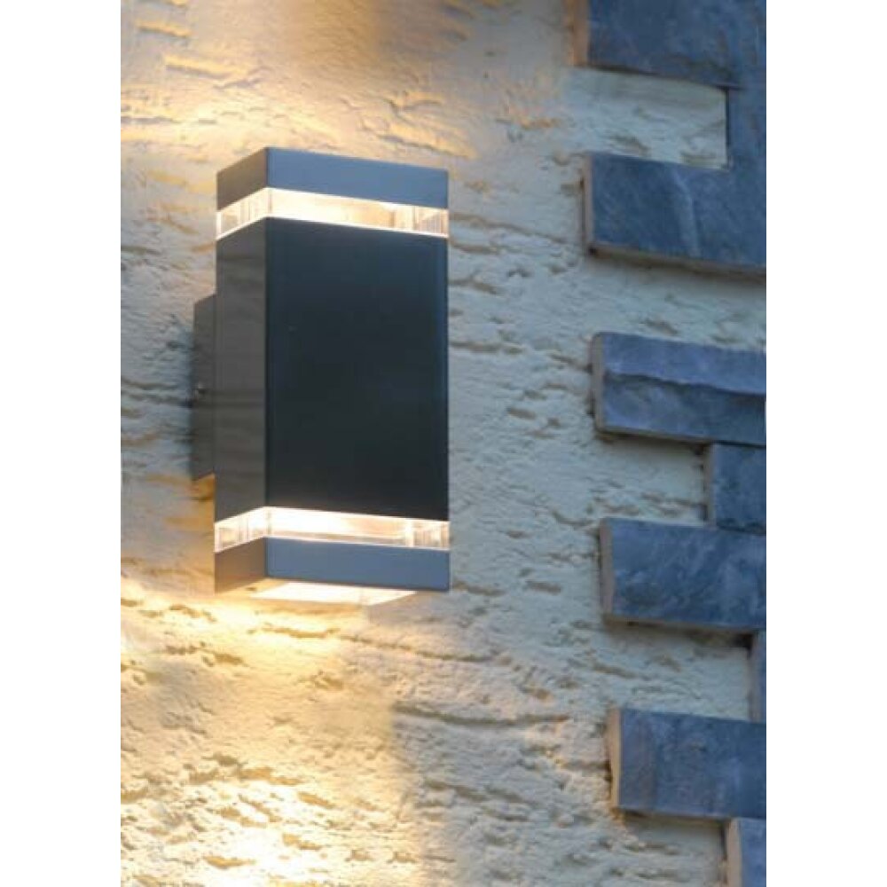 Lutec Lampor FOCUS Vägglampa Rostfritt stål, 2-ljuskällor main product photo