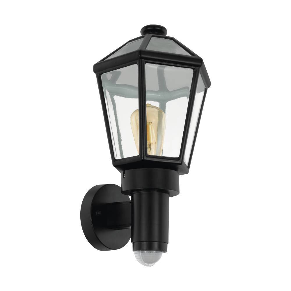 Eglo MONSELICE vägglampa utomhus Svart, 1-ljuskällor, Rörelsedetektor main product photo