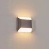 Yobo vägglampa utomhus, Up & Down Lampa LED Antracit, 1-ljuskällor